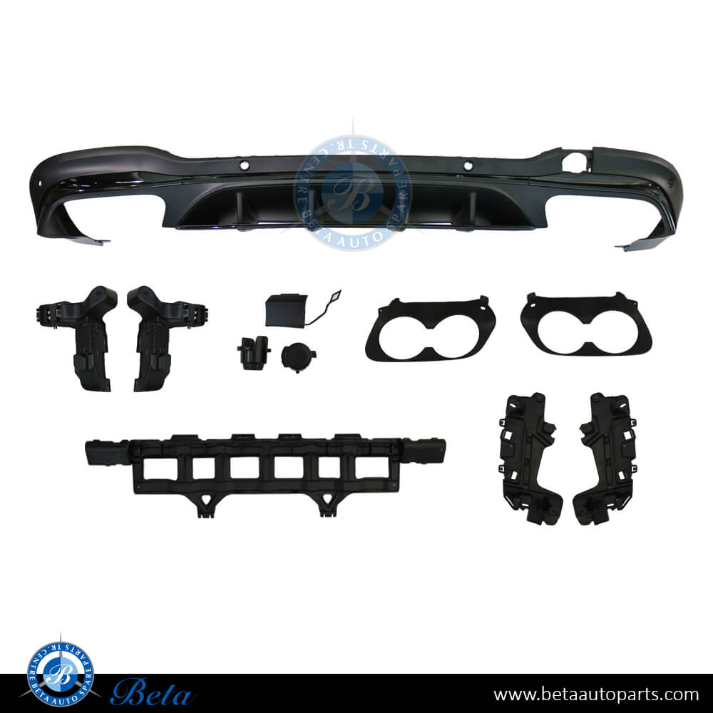 Rear Diffuser AMG GLC43 for Normal AMG for Mercedes GLC-Class W253 2020-Up models, Part Number 2538852107 Rear Diffuser AMG GLC43 for Normal AMG for Mercedes GLC-Class W253 2020-Up models, Part Number 2538852107